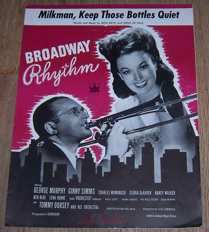 Sheet Music - Milkman, Keep Those Bottles Quiet