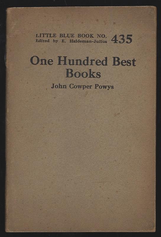 Powys, John Cowper - One Hundred Best Books