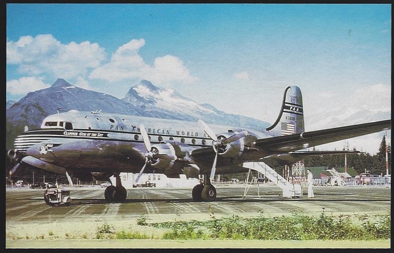 Postcard - Pan American Airways Dc-4