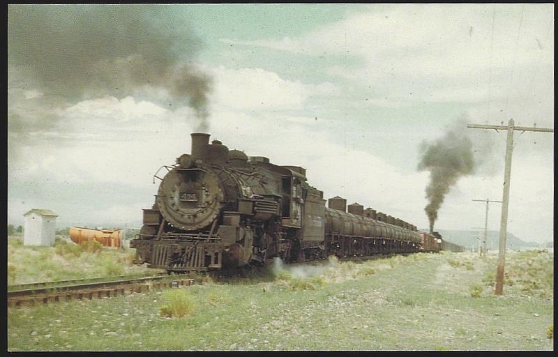 Postcard - Ten Grande Denver and Rio Grande Train