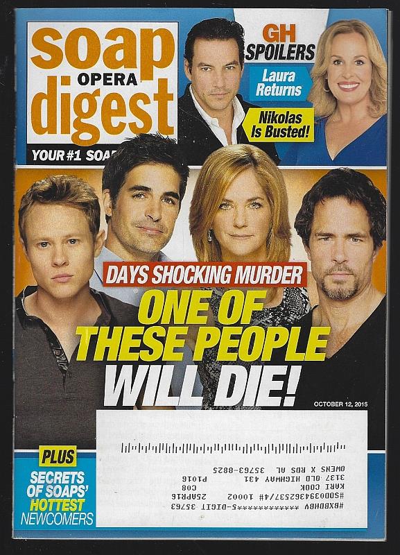 Soap Opera Digest - Soap Opera Digest October 12, 2015