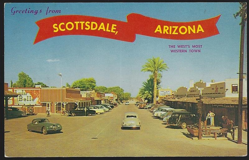 Postcard - Greetings from Scottsdale, Arizona