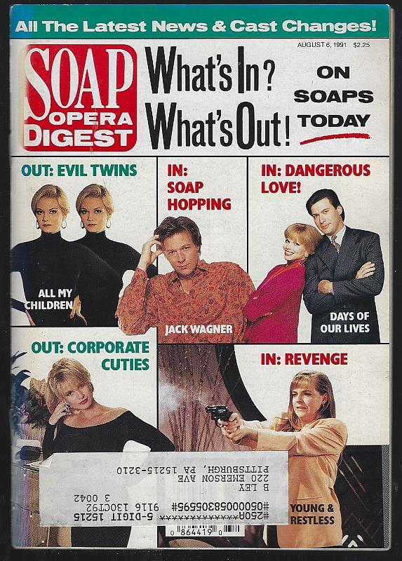 Soap Opera Digest - Soap Opera Digest August 6, 1991