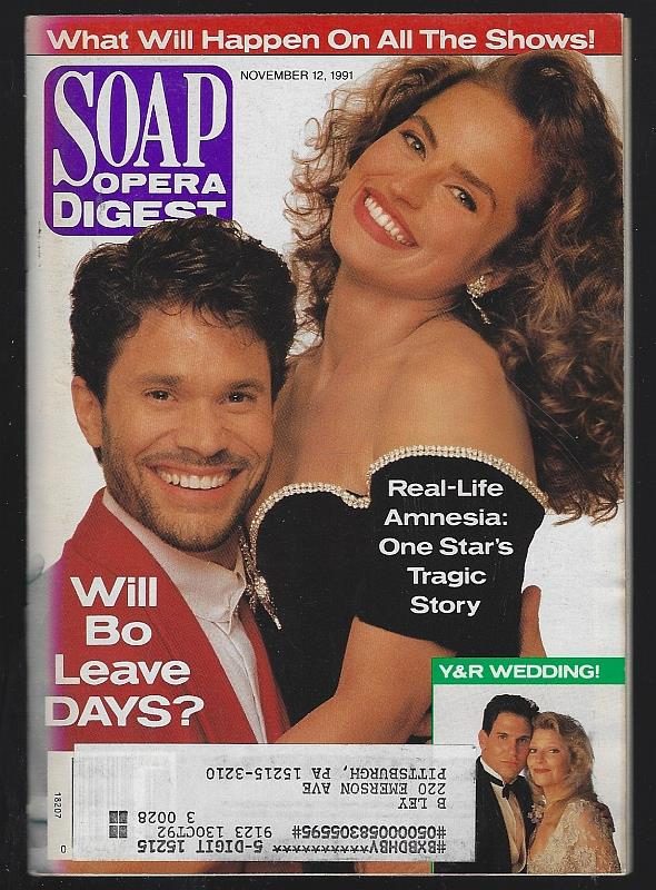 Soap Opera Digest - Soap Opera Digest November 12, 1991