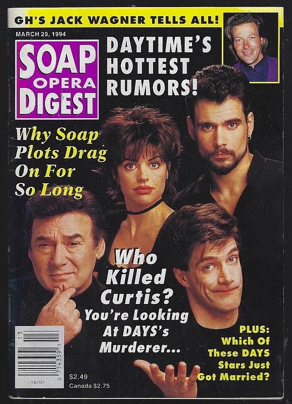 Soap Opera Digest - Soap Opera Digest March 29, 1994