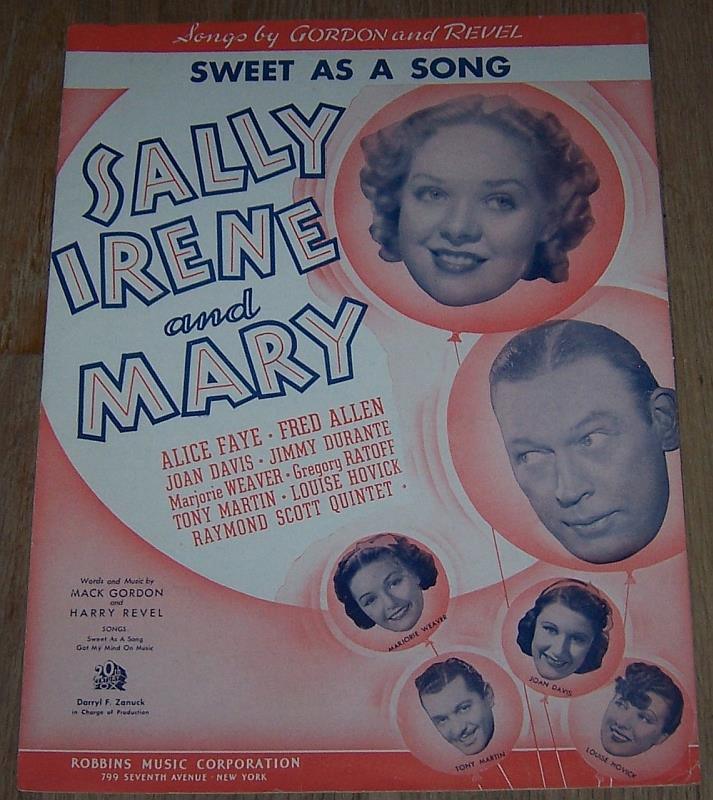 Sheet Music - Sweet As a Song