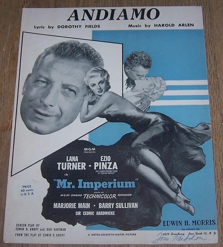 Sheet Music - Andiamo
