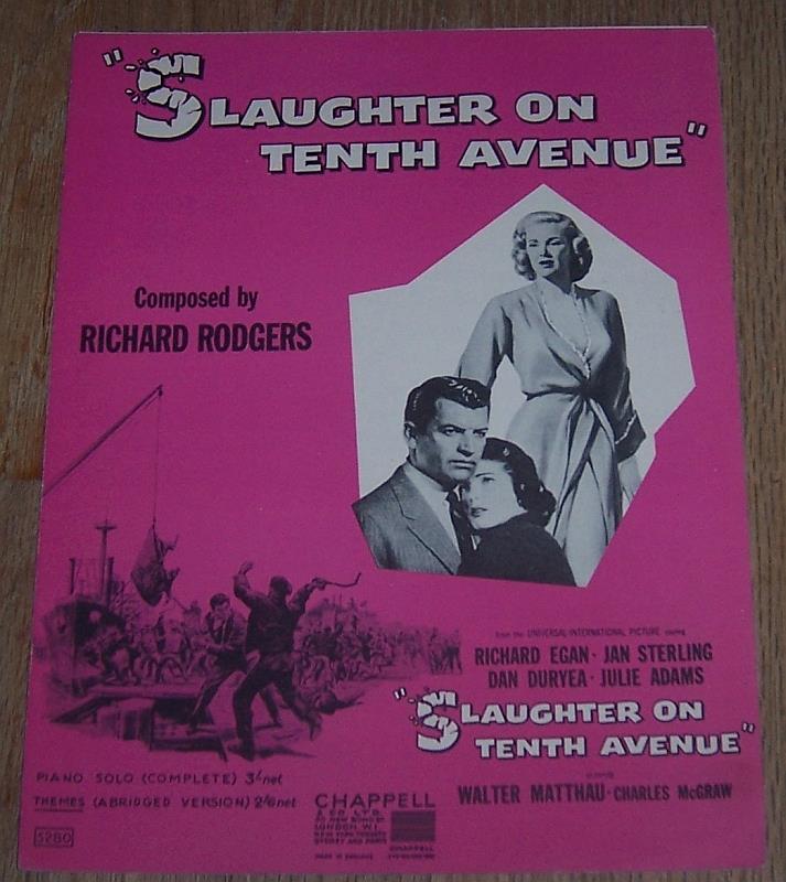 Sheet Music - Slaughter on Tenth Avenue