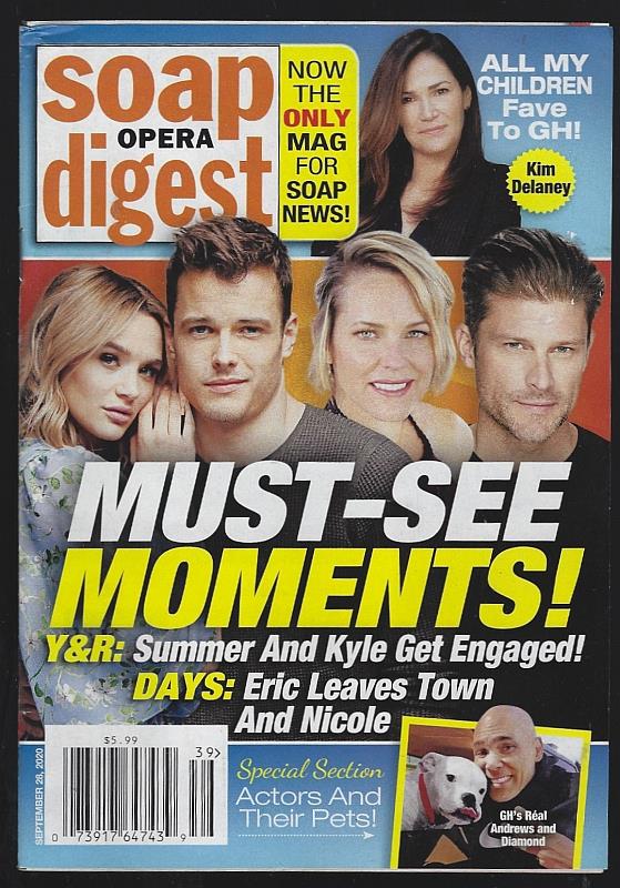 Soap Opera Digest - Soap Opera Digest September 28, 2020