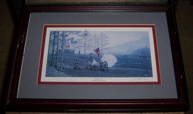 Warr, John - Framed Civil War Print Hanging out Till the Smoke Clears