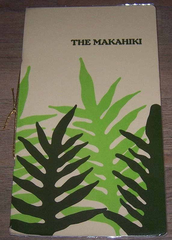 Advertisement - Menu the Makahiki, Hilton Hawaiian Village, Waikiki Beach Resort, Hawaii