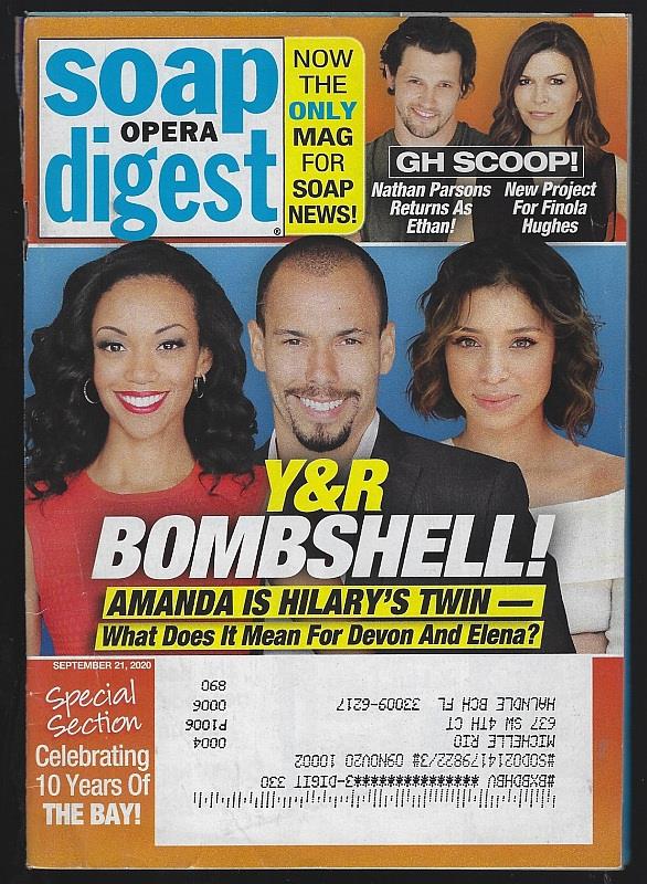 Soap Opera Digest - Soap Opera Digest September 21, 2020