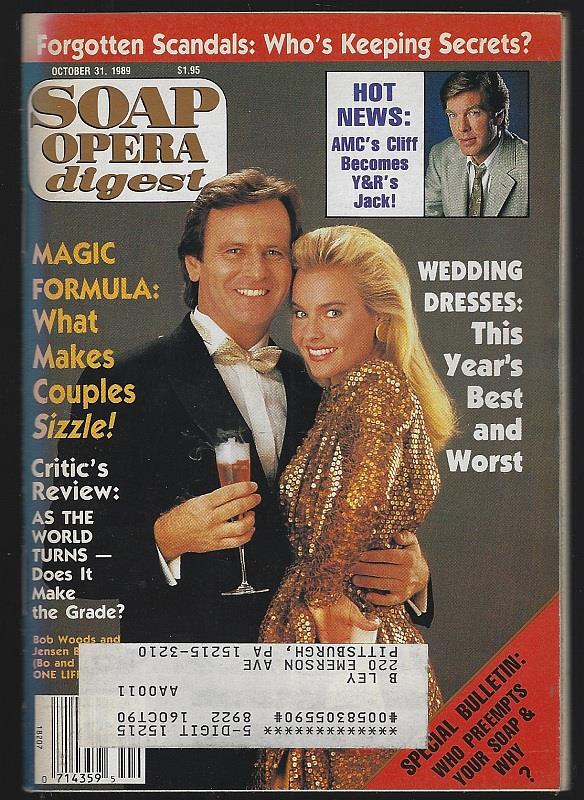 Soap Opera Digest - Soap Opera Digest October 31, 1989