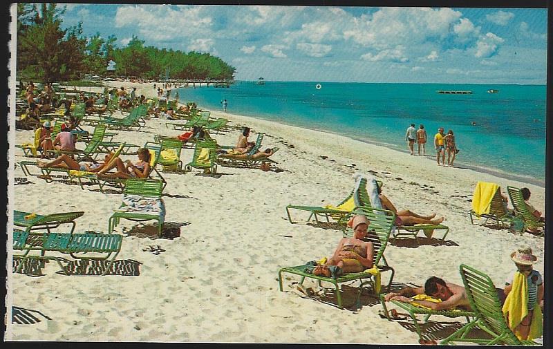 Postcard - Ambassador Hotel Beach, Nassau, Bahamas