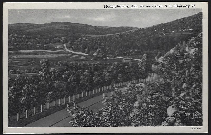 Postcard - Mountainburg, Arkansas