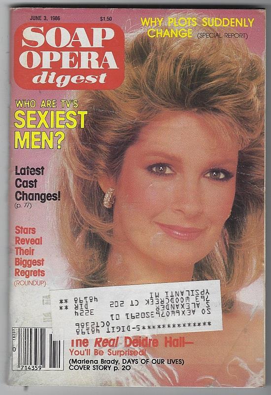 Soap Opera Digest - Soap Opera Digest June 3, 1986
