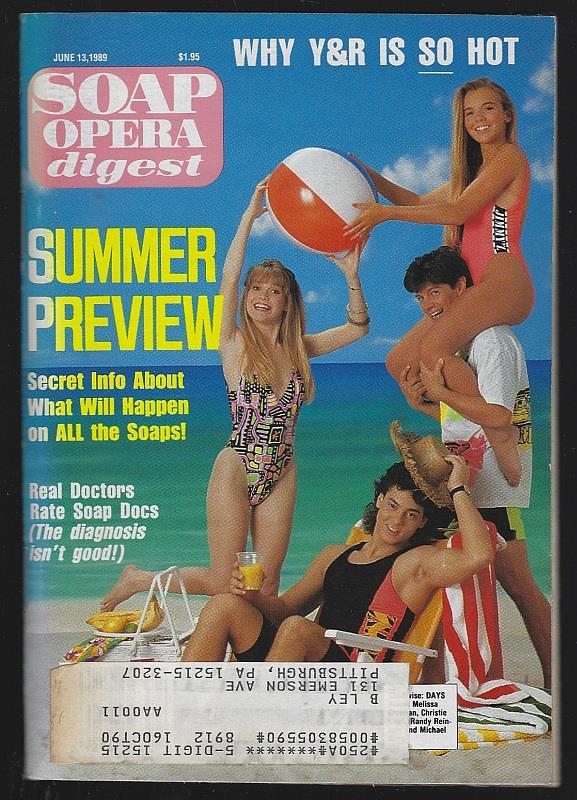 Soap Opera Digest - Soap Opera Digest June 13, 1989