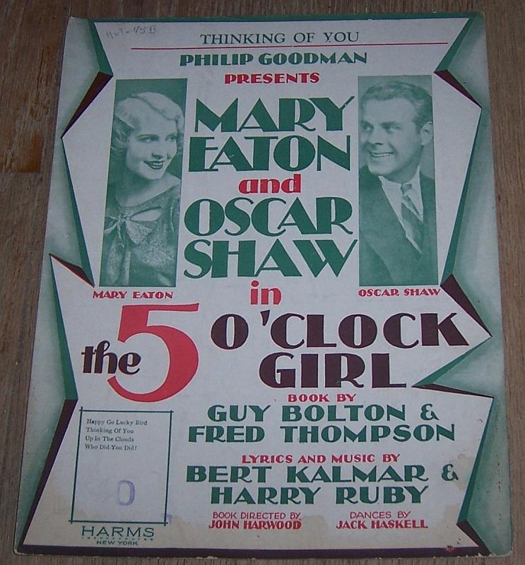 Sheet Music - Thinking of You
