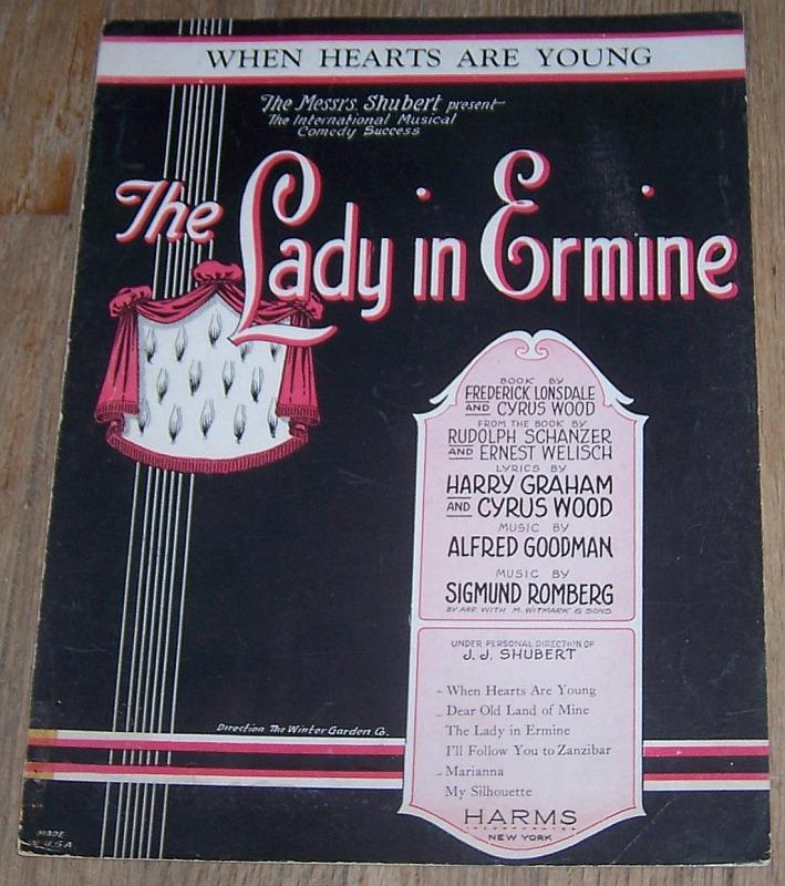 Sheet Music - When Hearts Are Young