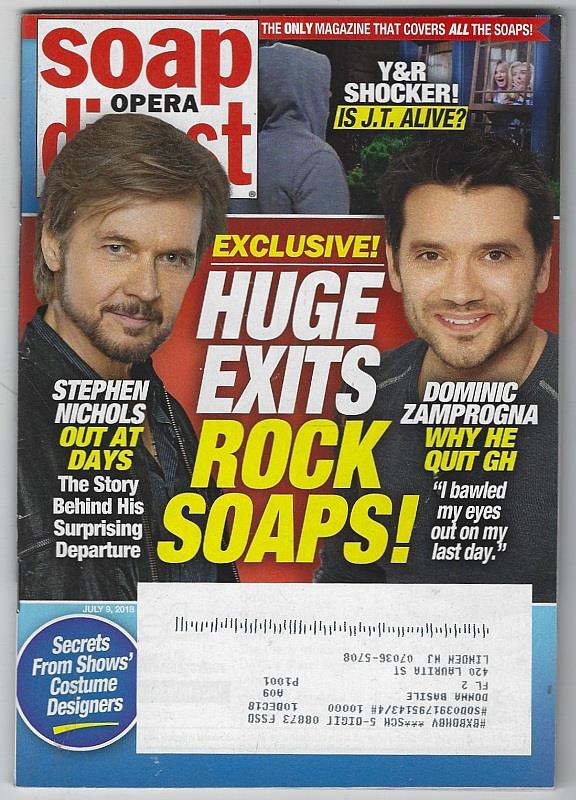 Soap Opera Digest - Soap Opera Digest July 9, 2018