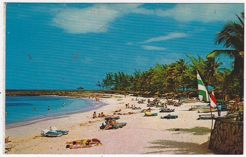 Postcard - Paradise Beach on Beautiful Paradise Island, Nassau, Bahamas