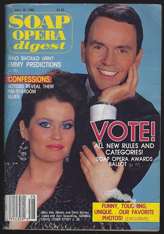Soap Opera Digest - Soap Opera Digest July 15, 1986
