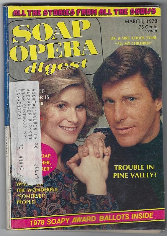 Soap Opera Digest - Soap Opera Digest March 1978