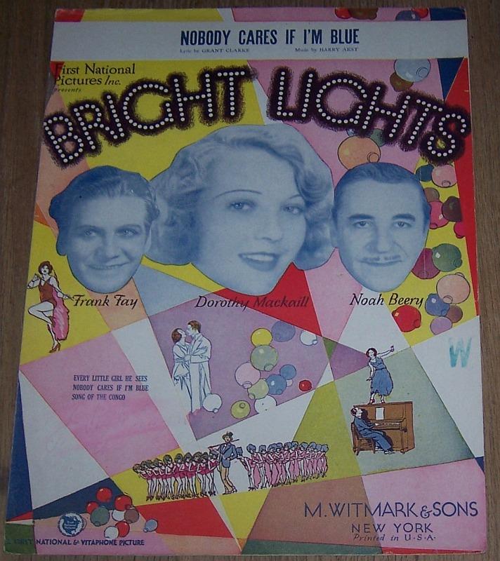 Sheet Music - Nobody Cares If I'm Blue