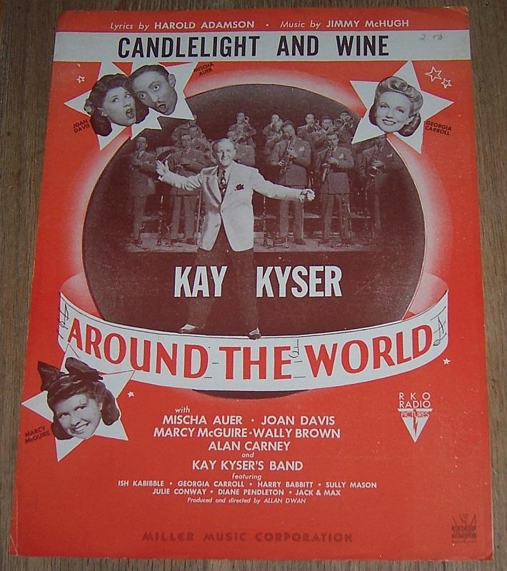 Sheet Music - Candlelight and Wine