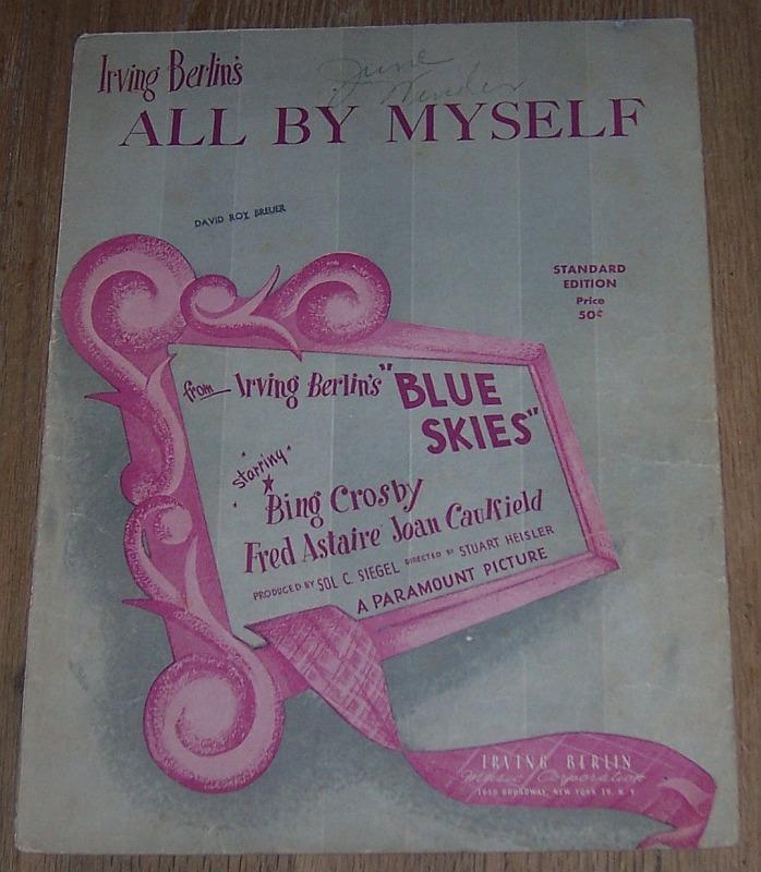 Sheet Music - All By Myself