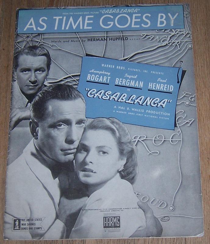 Sheet Music - As Time Goes By