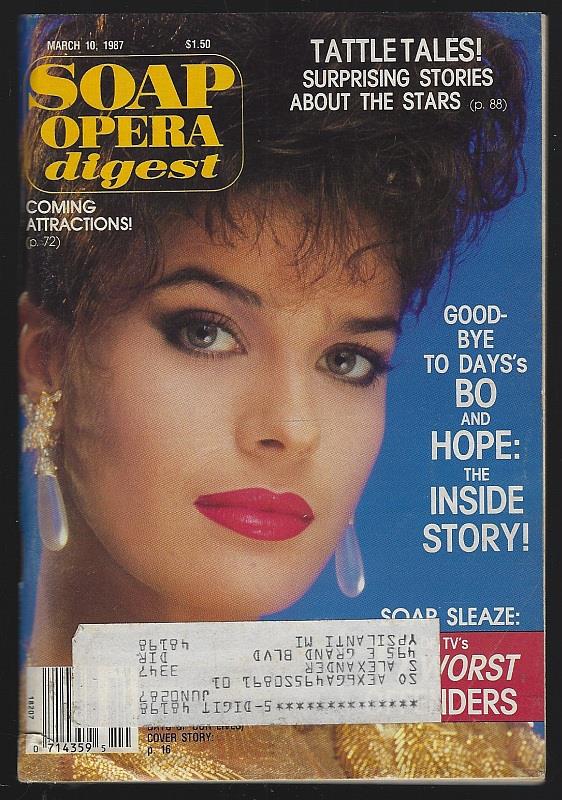 Soap Opera Digest - Soap Opera Digest March 10, 1987