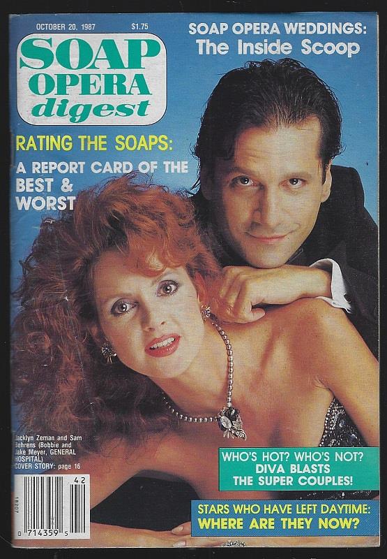 Soap Opera Digest - Soap Opera Digest October 20, 1987