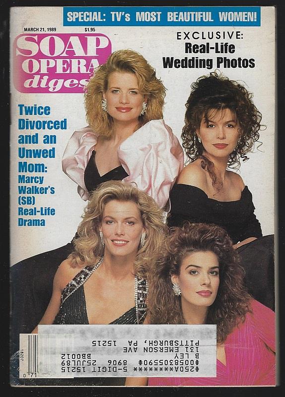 Soap Opera Digest - Soap Opera Digest March 21, 1989