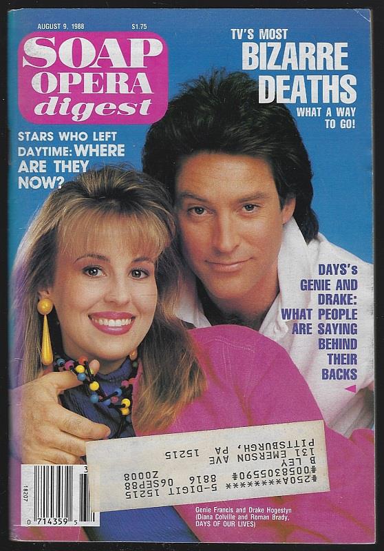 Soap Opera Digest - Soap Opera Digest August 9, 1988
