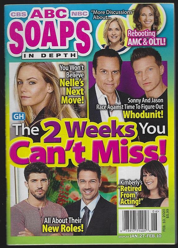 Soaps In Depth - Abc, Cbs, Nbc Soaps in Depth Magazine February 10, 2020
