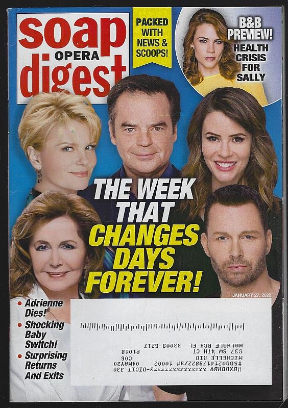 Soap Opera Digest - Soap Opera Digest January 27, 2020