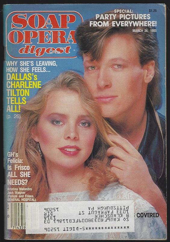 Soap Opera Digest - Soap Opera Digest March 26, 1985