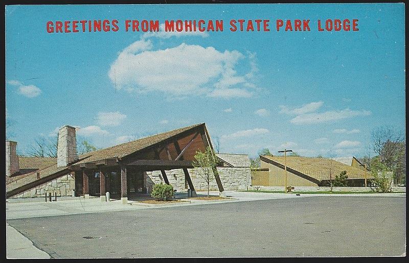 Postcard - Greetings from Mohican State Park Lodge, Ohio