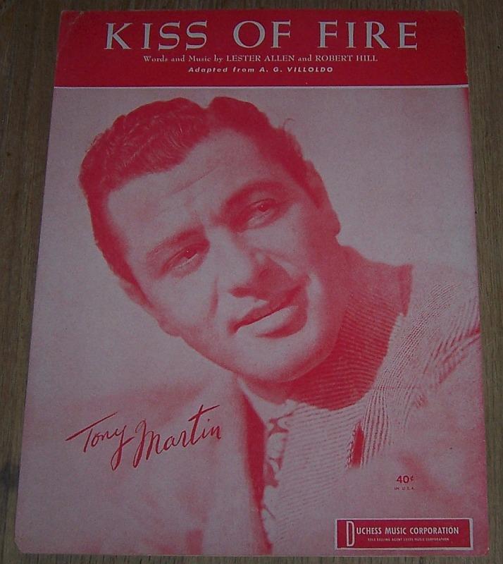Sheet Music - Kiss of Fire