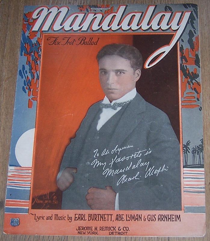 Sheet Music - Mandalay