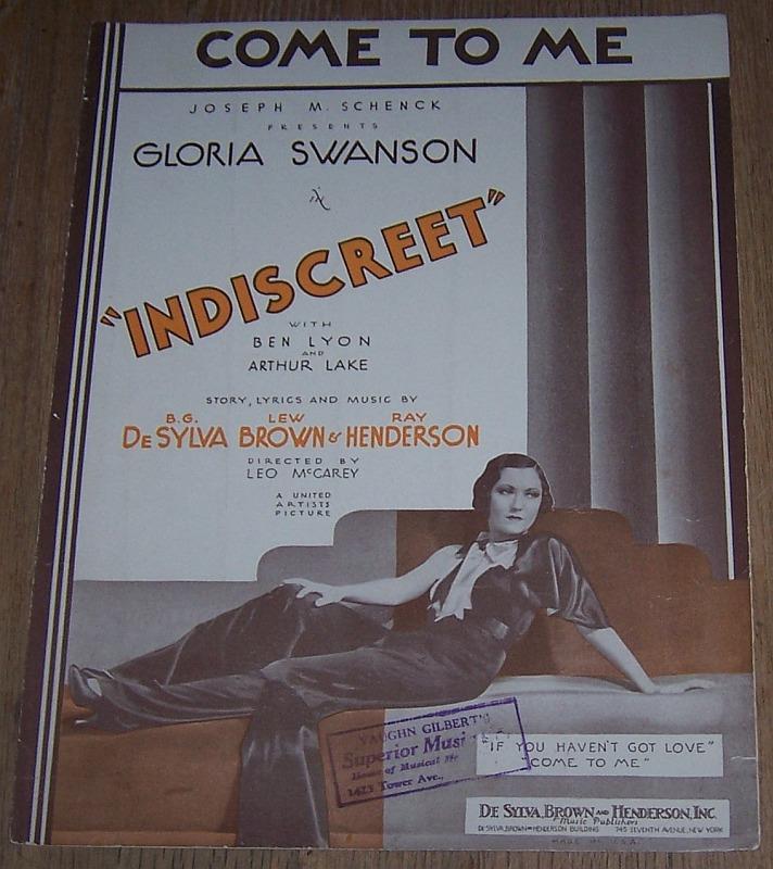 Sheet Music - Come to Me