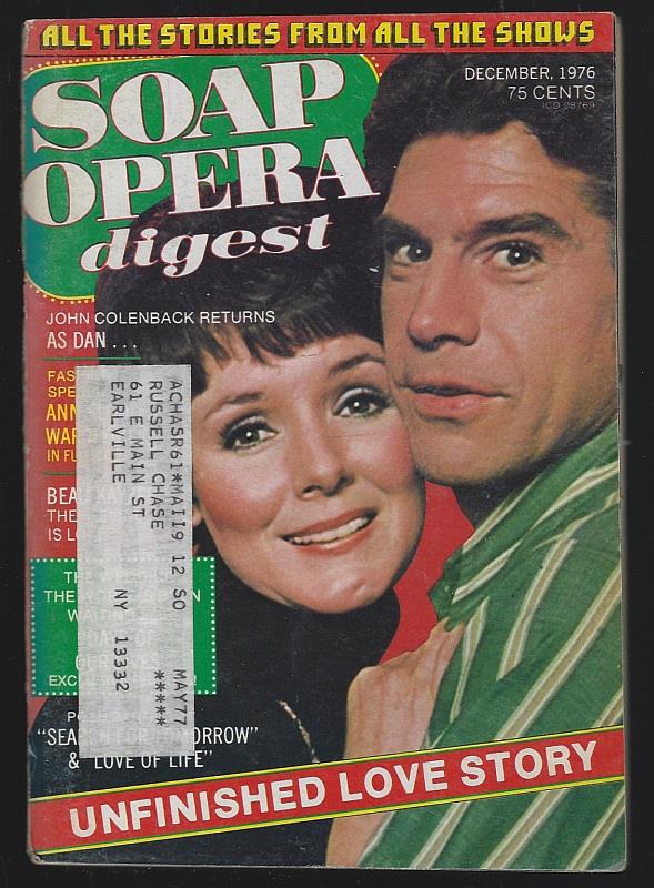 Soap Opera Digest - Soap Opera Digest December 1976