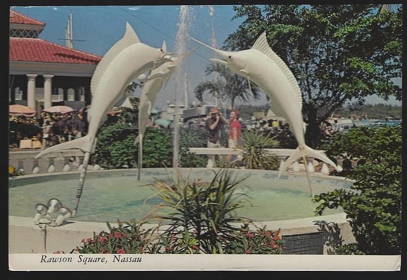 Postcard - Rawson Square, Nassau, Bahamas
