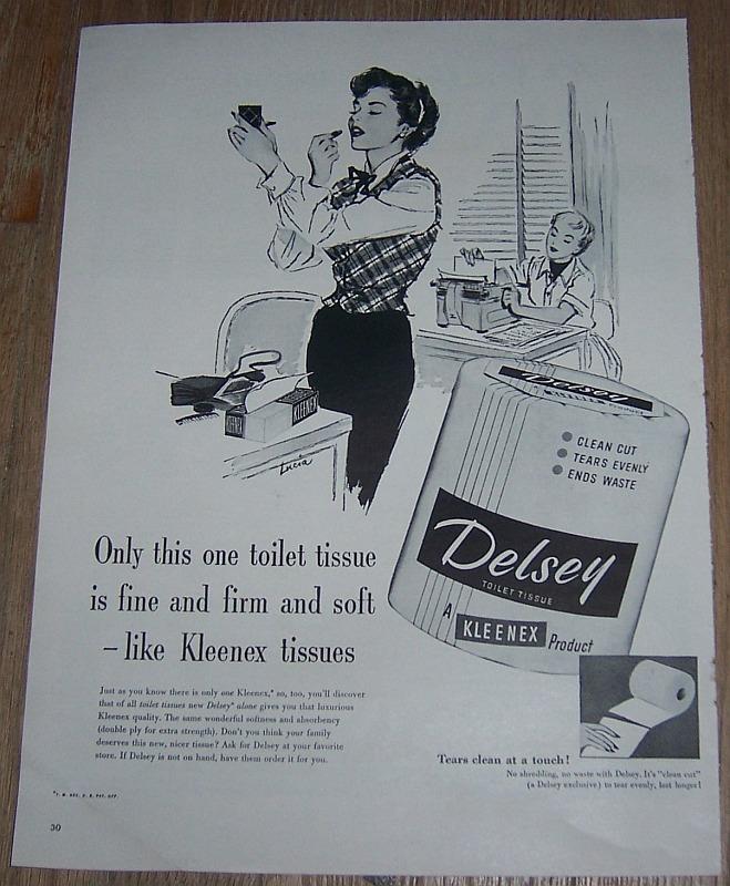 Advertisement - 1953 Delsey Life Magazine Advertisement