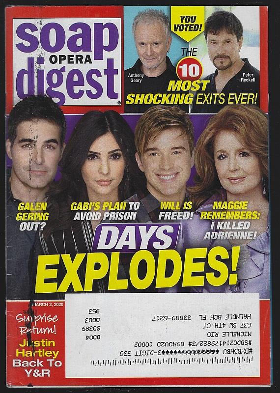 Soap Opera Digest - Soap Opera Digest March 2, 2020