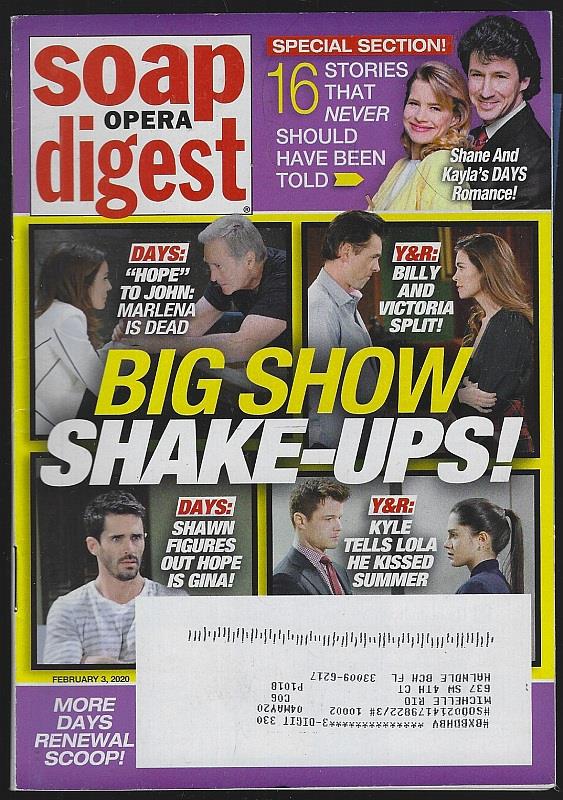 Soap Opera Digest - Soap Opera Digest February 3, 2020