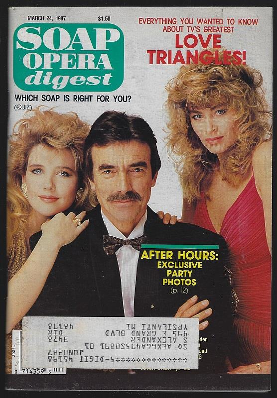 Soap Opera Digest - Soap Opera Digest March 24, 1987