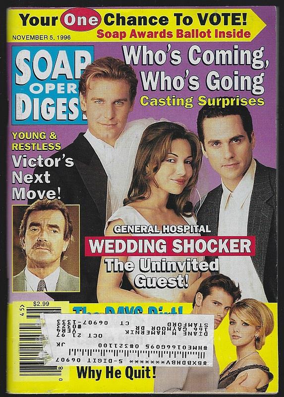 Soap Opera Digest - Soap Opera Digest November 5, 1996