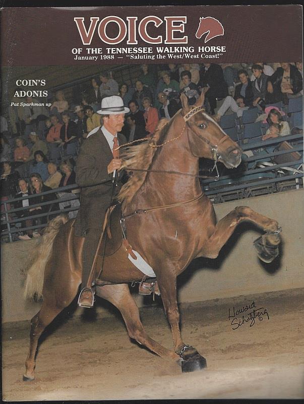 Tennessee Walking Horse - Voice of the Tennessee Walking Horse Magazine January 1988 Saluting the West/West Coast